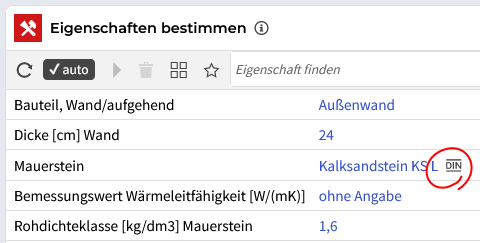 Baunormen-Verknüpfung